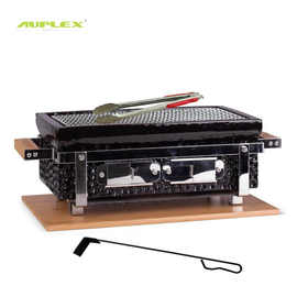 AUPLEX烤肉烤串方式陶瓷木炭烟熏烤肉烧烤炉日式家庭户外聚会BBQ