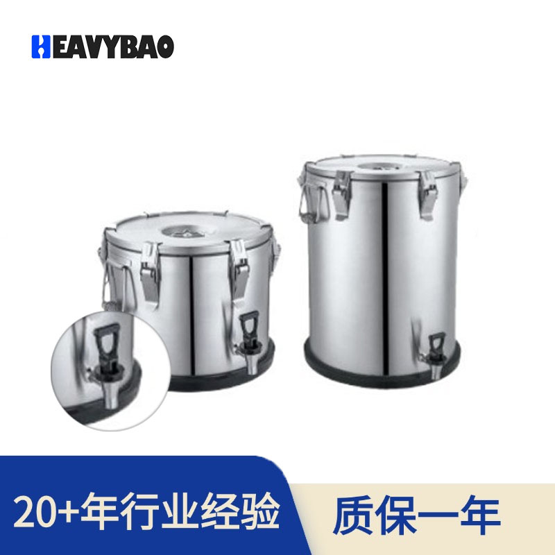 Henglibao Stainless Steel Insulated Barrel 4L-80L Large Capacity Milk Tea Barrel Soup Barrel with Faucet Extra Long Heat Preservation and Cold Preservation