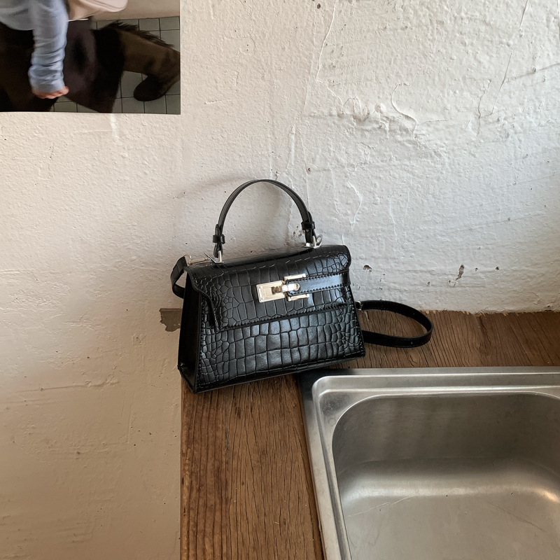 Bolso de tendencia transfronteriza para mujeres 2026 nuevo retro cocodrilo Kelly bolso de alto nivel de hombro bolso de mujer image 17