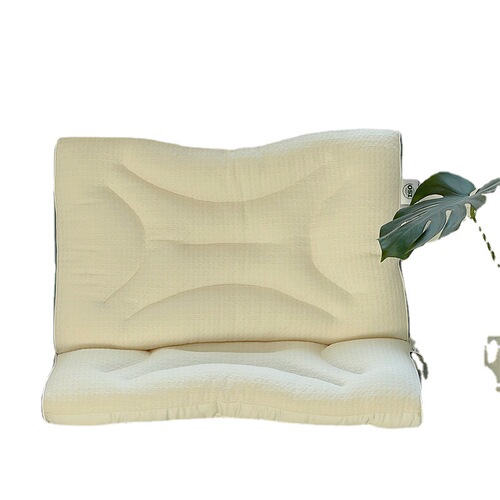 New cervical vertebra curve traction pillow, partitioned cervical vertebra pillow, pillow core, cervical vertebra protection, sleep aid, breathable household model wholesale