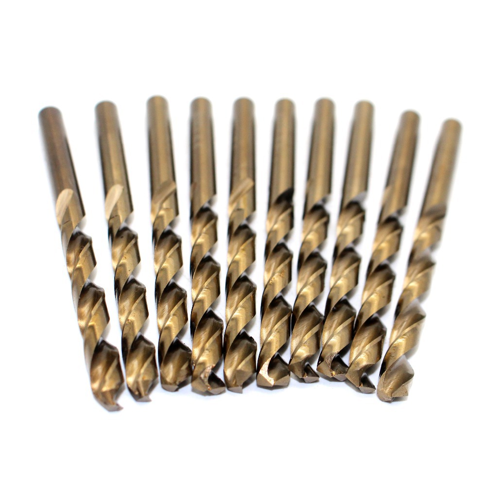 钴麻花钻不锈钢角铁金属打孔钻头HSS钢直柄麻花钻头用于不锈钢