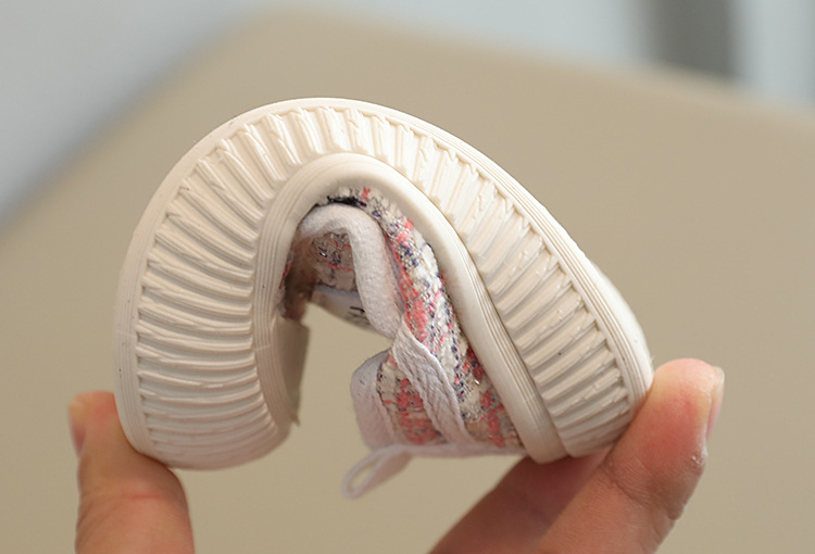 Biscotto da tavola per ragazze in tela primaverile e autunnale Suola morbida per bambini piccoli, Piccole scarpe da bambino profumate a vento, 1-4 anni_voghion.com