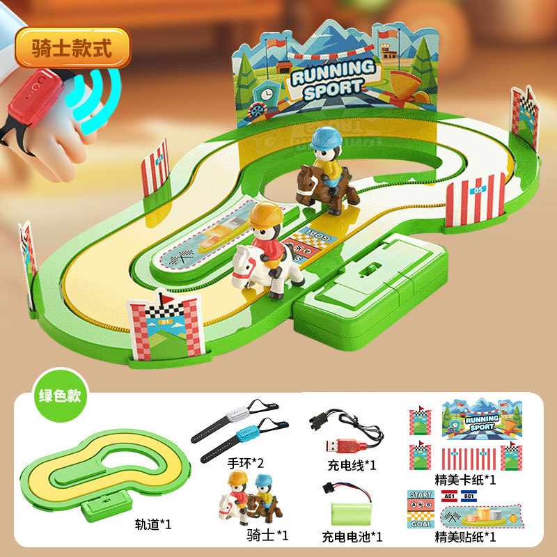 Juego de Carreras Sensorial con Pista de Plástico Inalámbrico para Niños image 13