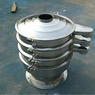 小型化工粉末旋振筛 三次元震动圆形筛 全自动不锈钢旋振筛选设备
