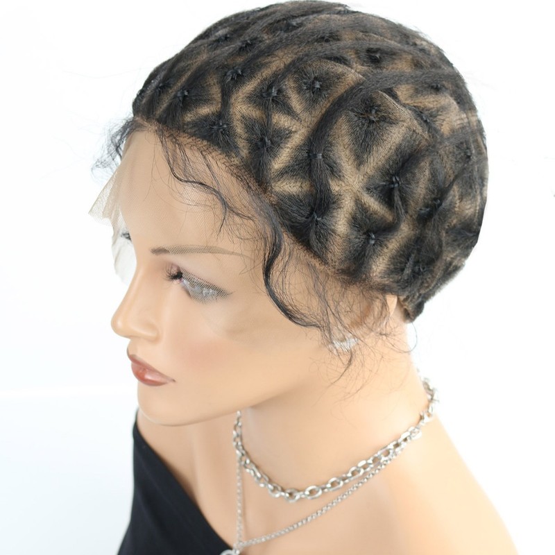 フルレース手かぎ針編みヘアネットキャップウィッグレースネットキャップフルレースウィッグキャップbraiedeウィッグ|undefined