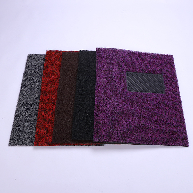 Car mat universal silk ring can be cut easy to clean non-slip foot mat monolithic main driving mat manufacturers