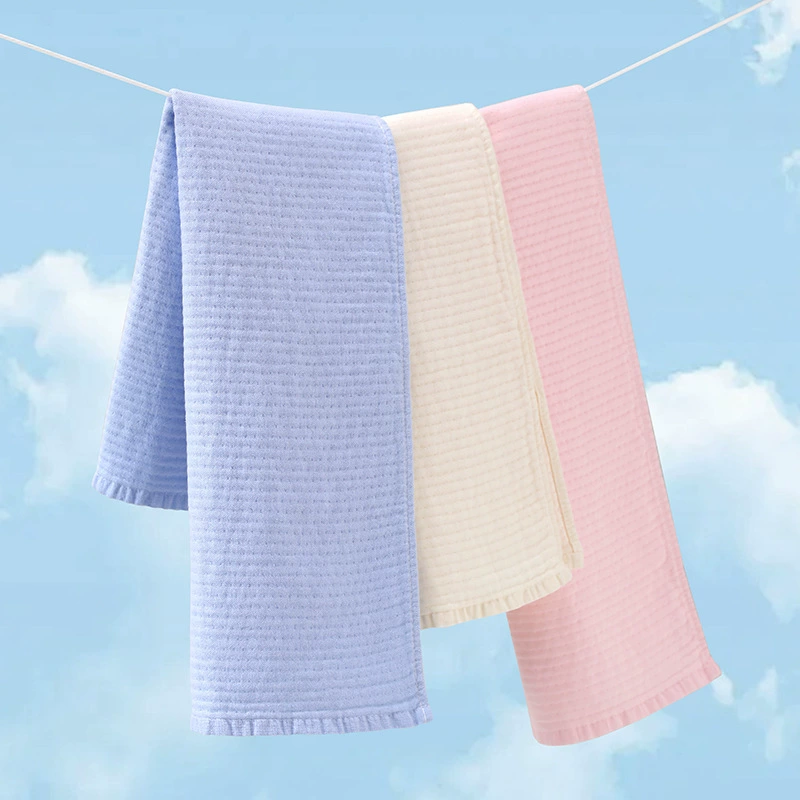 Хлопковая марлевая Bath towel antibacterial, 70 × 140 см, мягкая дышащая домашняя полотенца