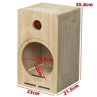 box, homemade speaker, solid speaker, Car speaker/subwoofer - single-speaker-none-solid-wood-two-way-8inch-speaker-comes-with-a-net