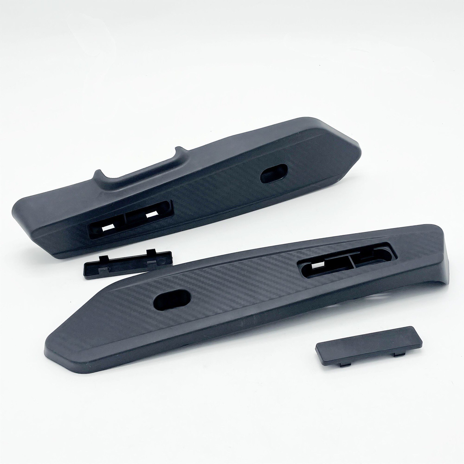 Electric Vehicle Flat Fork Guard Plate, Scooter Electric Vehicle Motor Side Decorative Panels, Universal Black Pp Material, Screws Included