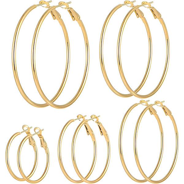 Earrings hip-hop style