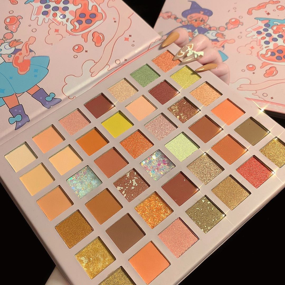 MUGE LEEN梦境复兴42色眼影盘防水防汗不易晕染学生平价眼影彩妆|ms