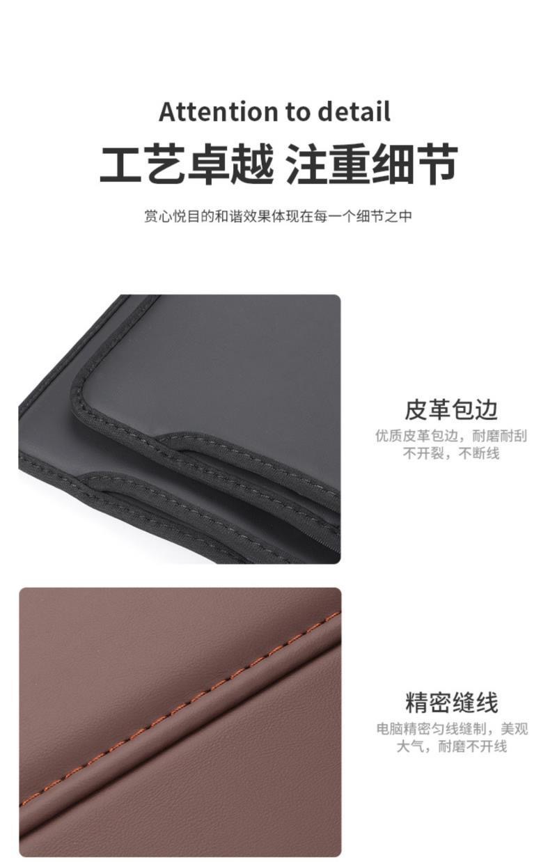 Car Seat Back Anti-Collision Kick Pad, Car Rear Seat Protection, Anti-Wear, In-Car Storage Bag, Anti-Dirt Protection