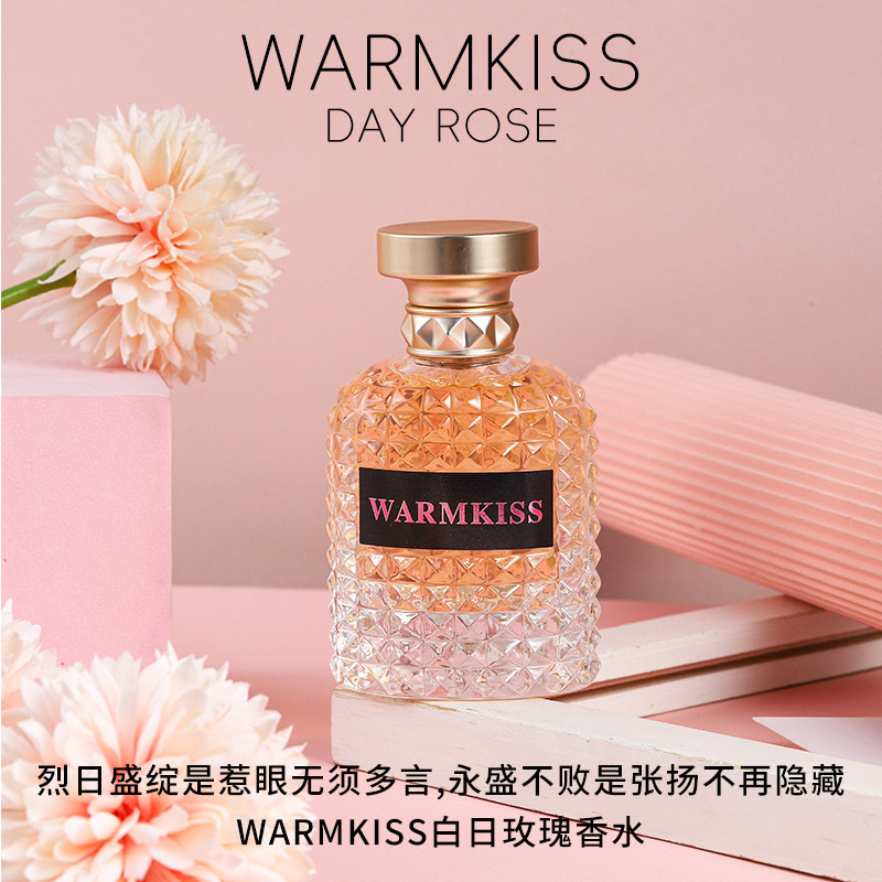 Transmisión en vivo caliente Donna Adventure Miss White Rose Perfume Lady Durable Fresh Dating Student Eau de Toilette