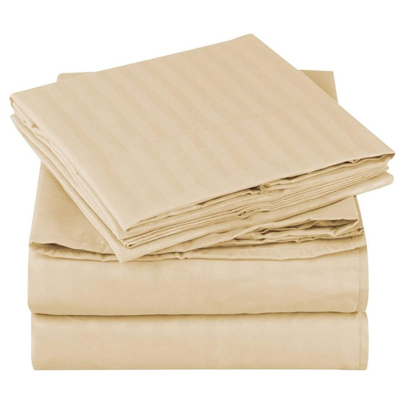 跨境亚马逊床笠三四件套酒店床单枕套wish磨毛床上用品工厂定制