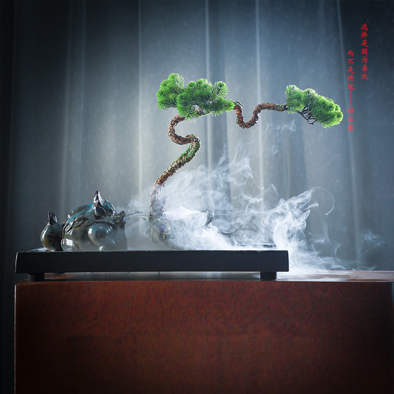 Haoshizhai Creative Stone Water Circulation Office Water Feature Modern Minimalist Living Room Fountain Humidifier