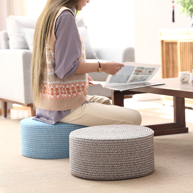 Tatami stool sitting on the ground