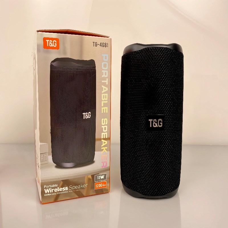 Transfronterizo TG468 altavoz bluetooth portátil tarjeta de conexión TWS pareja regalos subwoofer doble oscilador bluetooth sonido