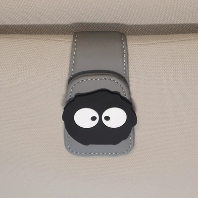 sunglasses clip multi-functional card holder – Car Glasses Clip/Bill Clip - black-briquettes-gray-glasses-clip