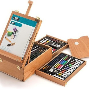 Solid Wood Desktop Easel Desktop Drawing Board Frame Foldable Portable Children's Painting Art Exhibition Rack Oil Painting Sketch Bracket