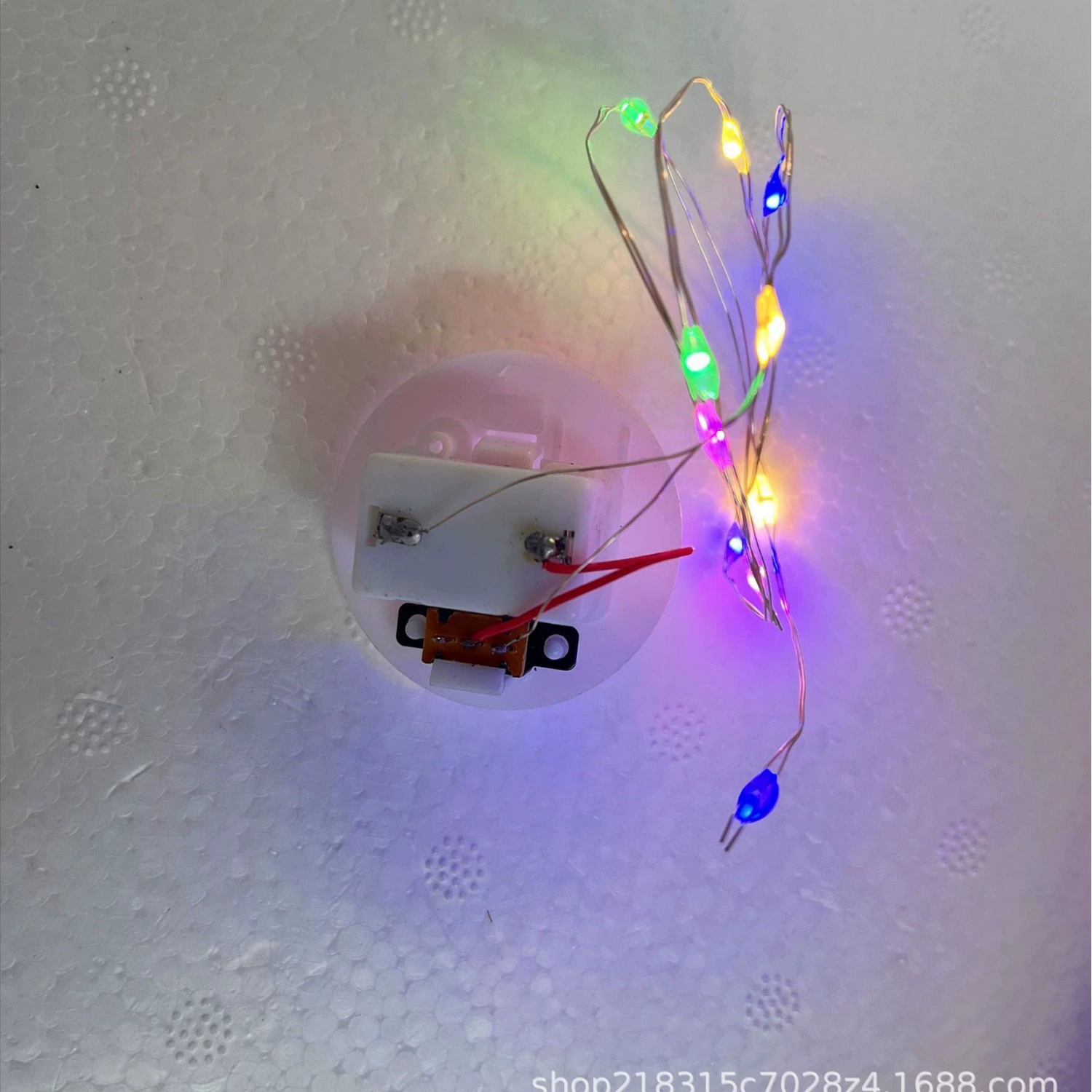 Светодиодные маленькие сотни коробок световых струнных круглых оснований 2032 Электронные звездные фонари на пуговицах