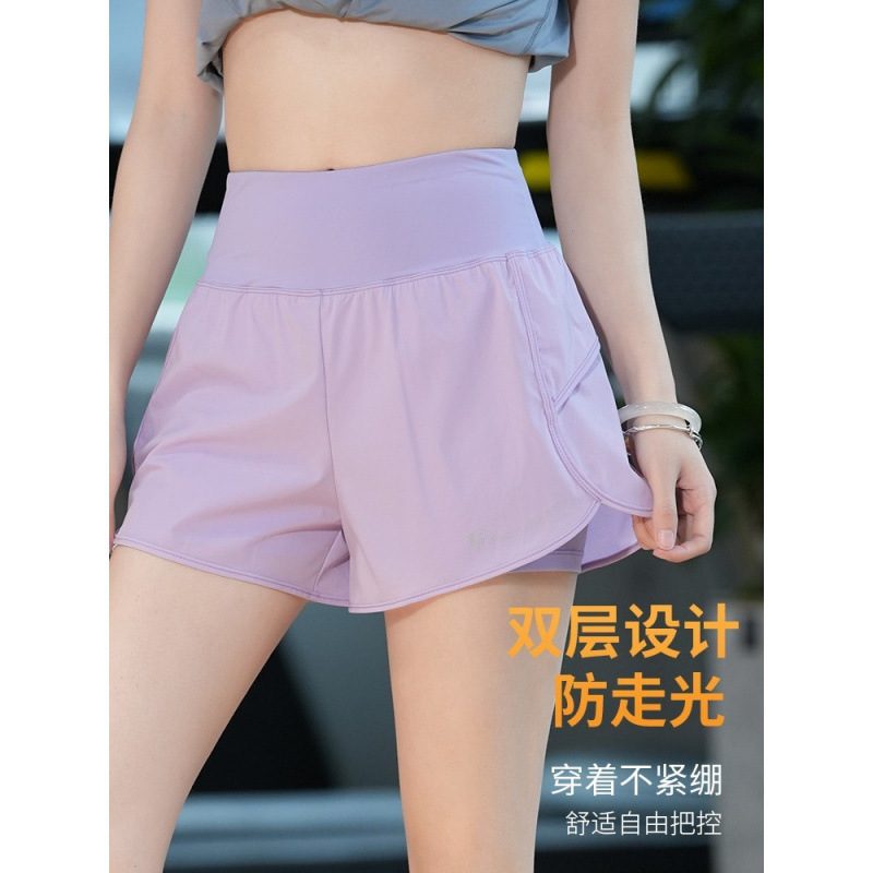 Runaway Loli スポーツショーツ レディース 2025 夏露出防止ヨガパンツ携帯電話用のプロフェッショナルバックポケット付き|undefined