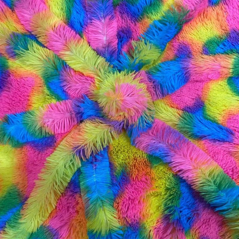 40 lana de estilo de mar de tela de tejido de peluche colorido tejido de peluche tejido de nido de gato mascota textil hogar ropa