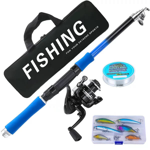 Cross-border fishing rod factory direct sale 1.8M lure rod fishing gear set sea rod casting rod fishing reel fishing supplies wholesale