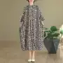 印花大码宽松新款连衣裙