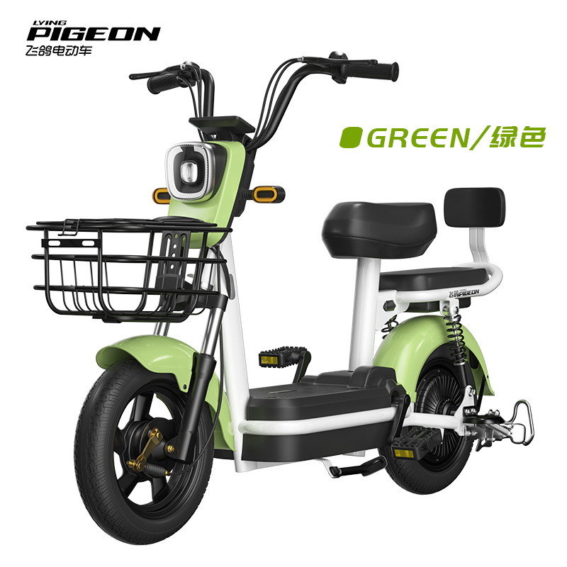 Flying Dove nuevo LCD nuevo estándar nacional coche eléctrico para mujeres coche de batería pequeña asistido batería de litio motocicleta