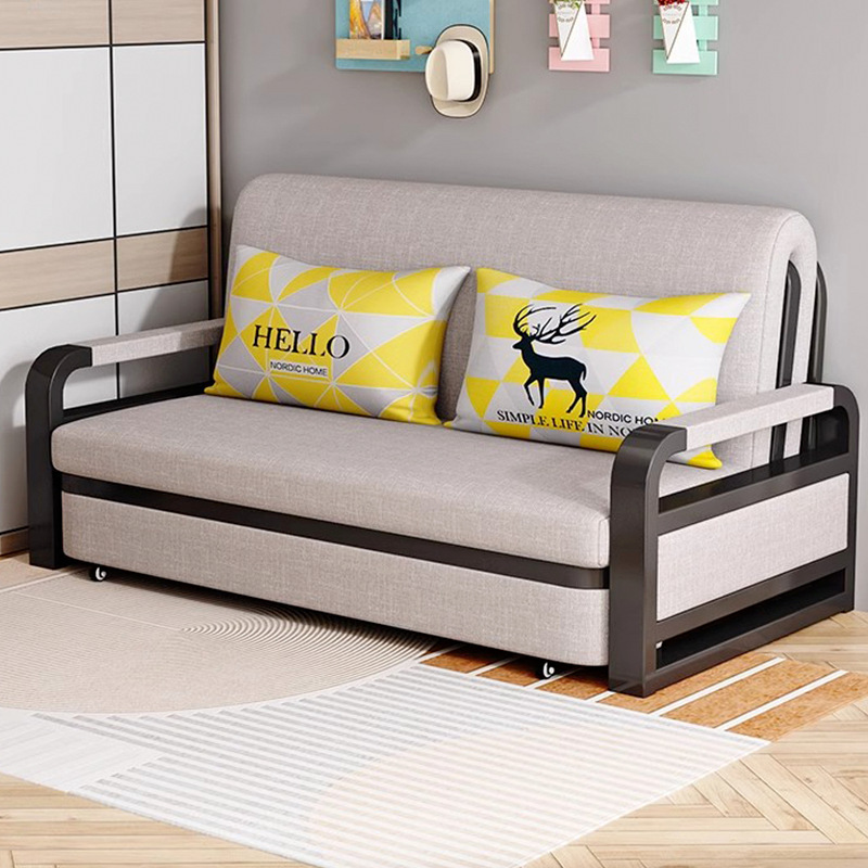 Sofa Bed, Folding Bed, Small Apartment Sofa Bed, Dual-Purpose Single-Person Balcony Living Room Sofa, Multi-Functional Folding Bed