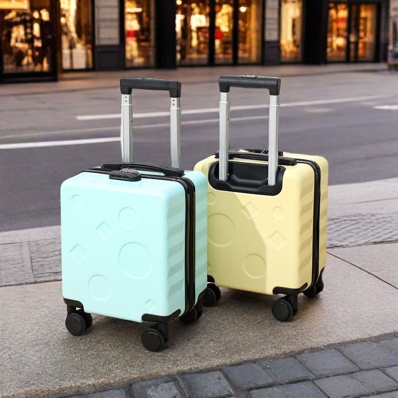 Silent 14inch Travel Suitcase New Small Mini Suitcase Cute Children's Biscuit Trolley Password Box