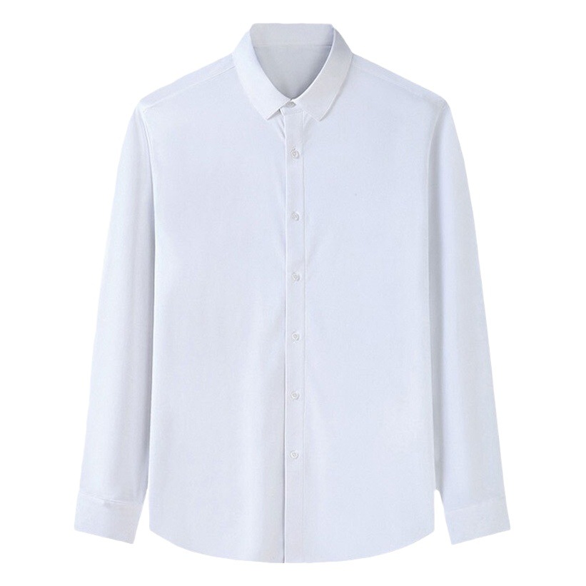 White shirt men's long-sleeved Korean-style trendy slim fit business casual middle-aged and young shirt spring and autumn professional formal wear