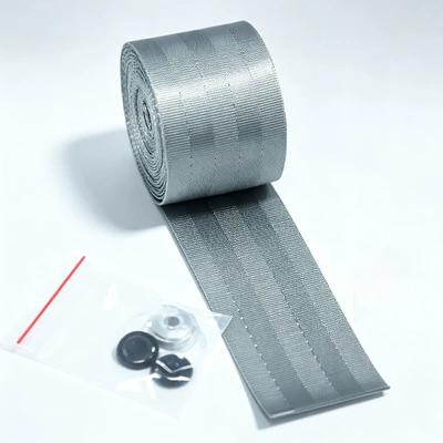 Car seat belt suitable for most car modifications - silver