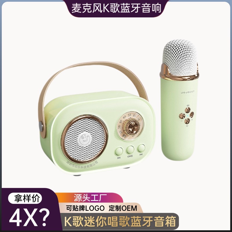 C20Plus Wireless Microphone Microphone Audio Integrated Wireless Bluetooth Speaker Karaoke Kidsren Singing Family Ktv
