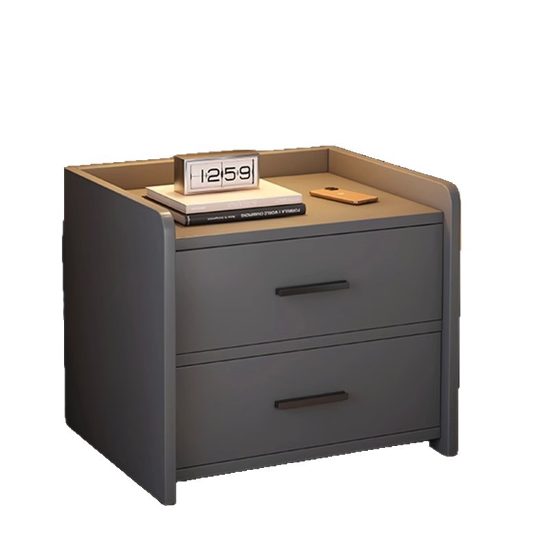 Personalizada al por mayor mesilla de cabecera moderna simple estante de cabecera del dormitorio doméstico ligero de lujo de alta calidad gabinete de almacenamiento junto a la cama