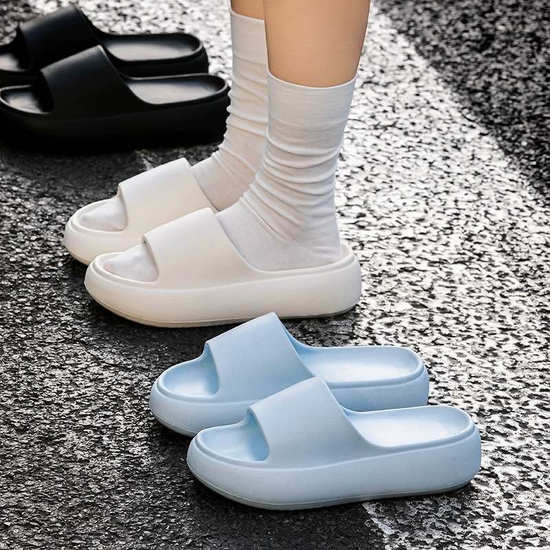 25 новых домашних противоскользящих тапочек для женщин, дезодорант для домашнего использования, гостевые тапочки для гостиной, сандалии из ЭВА на мягкой подошве и толстой подошве