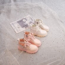 女童马丁靴2025新款秋季时尚儿童短靴女宝宝洋气公主皮靴女孩单靴