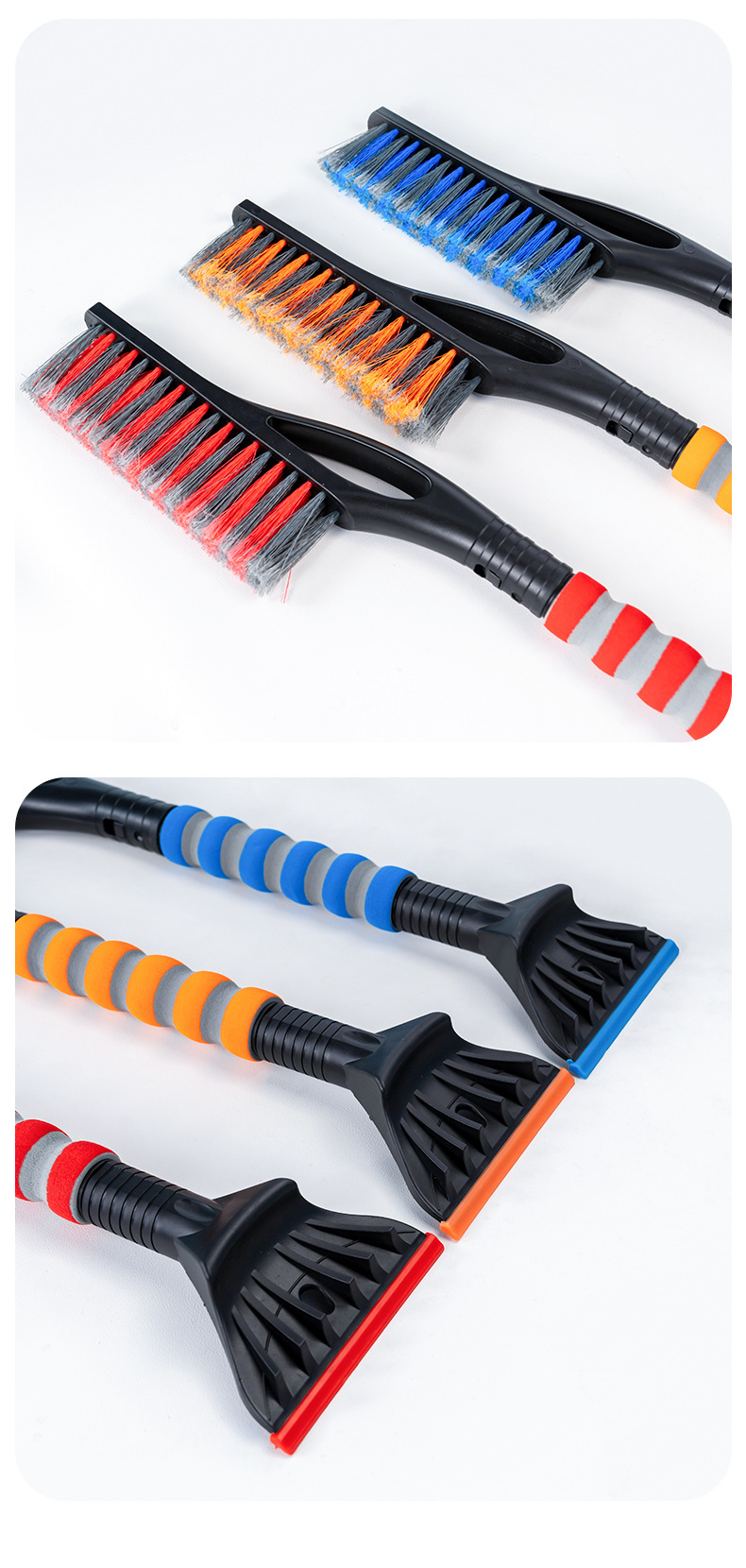 Vehicle-mounted snow shovel winter car cleaning tool glass snow scraping defrosting and ice removing multi-function snow shovel for car