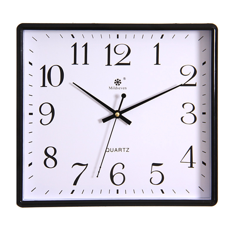 Seven Kings Star Square Wall Clock Silent Bedroom Clock Modern Simple Wall Clock Quartz Clock Wall-Mounted Clock Seven Kings Star Square Wall Clock Silent Bedroom Clock Modern Simple Wall Clock Quartz Clock Wall-Mounted Clock