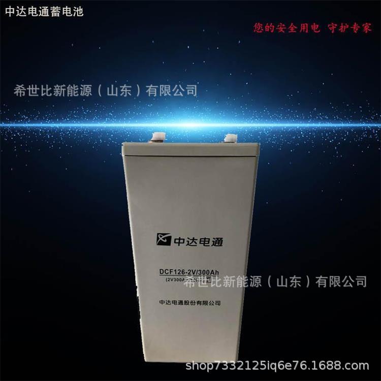 中达电通蓄电池DCF126-2/300 2V300Ah阀控密封式胶体蓄电池风力
