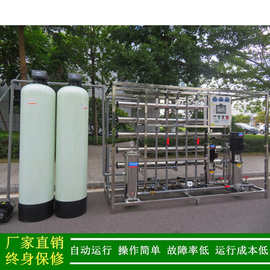 供应化妆品生产用双级ro反渗透设备_1000L/H二级反渗透去离子水机