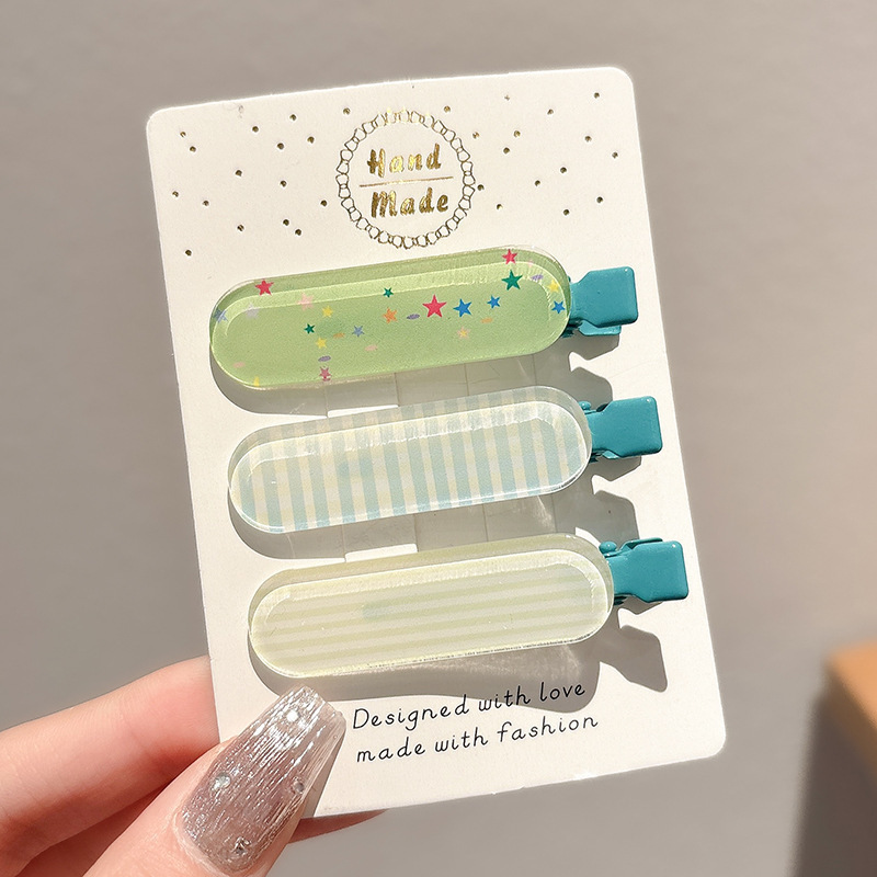 Estrellas de dopamina de verano al mar coreano atmósfera de nicho diseño universal lindos tocadillos de cabello