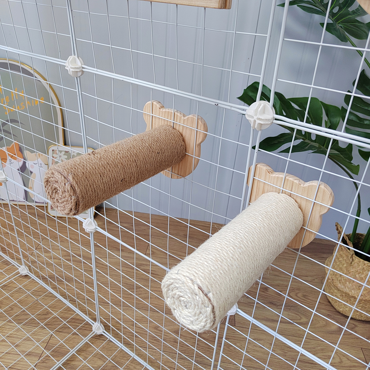 고양이 케이지 이중 열 패키지