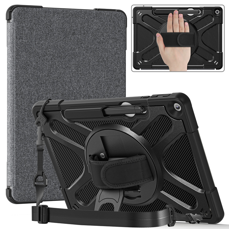 Suitable for 2025 New Microsoft Surface Pro 12inch Protective Case, Anti-Fall Rotating Stand That Can Be Connected to Keyboard Case
