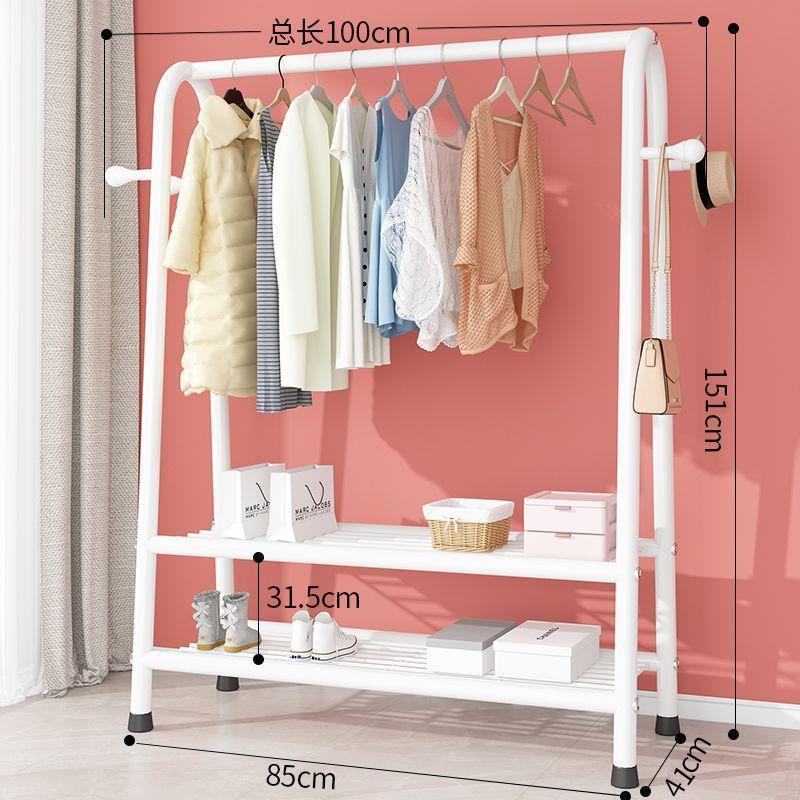 100cm 쌍 그물 흰색 + 코트 후크