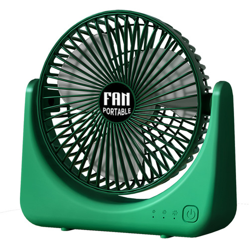 New color matching silent high wind desktop portable mini electric fan rechargeable minifan wholesale