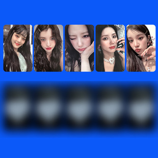gidle girl new special I FEEL with homemade small card fan collection star Ye Shuhua Song Yuqi