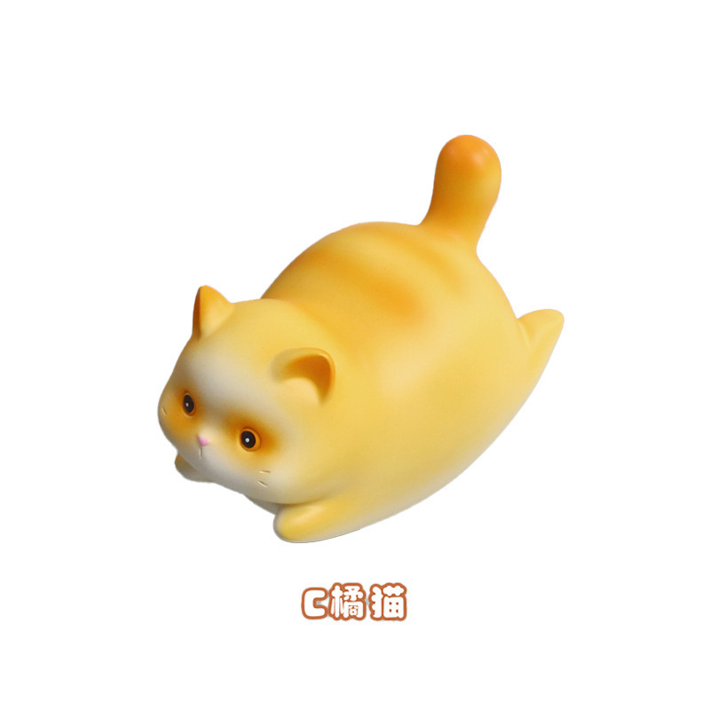 新款可爱福瑞猫猫元气不倒翁桌面摆件创意潮玩车载装饰品厂家直销|undefined