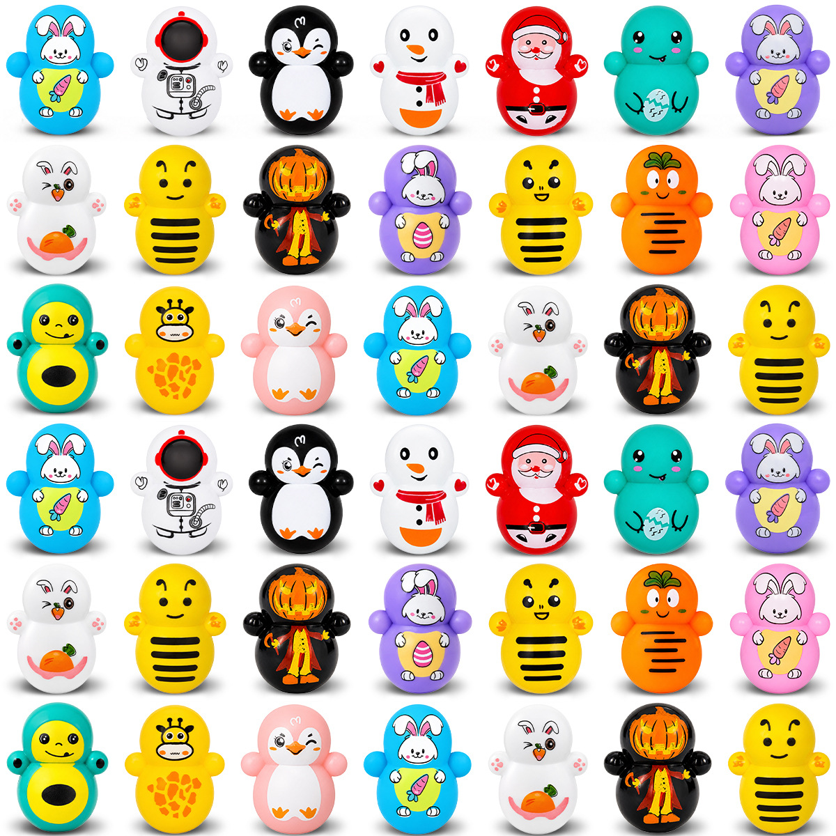 cartoon small roly-poly doll for kindergarten for boys and girls
