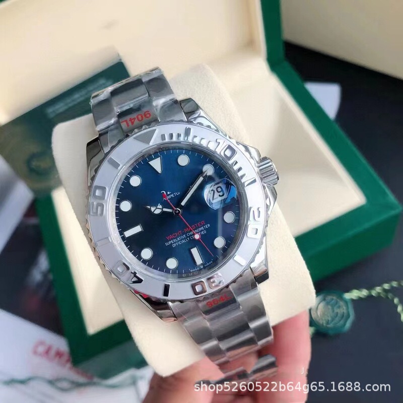 Wholesale Dropshipping of Laojia Gray Yacht Fully Automatic Mechanical Men's Ar Factory Yacht Diver Popular Model One-Piece Dropshipping Cross-Border